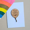 'Happy Birthday Daughter' Balloon Token and Card