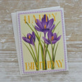 'Happy Birthday' Iris Card