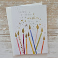 'Happy Birthday Wishes' Candles Card