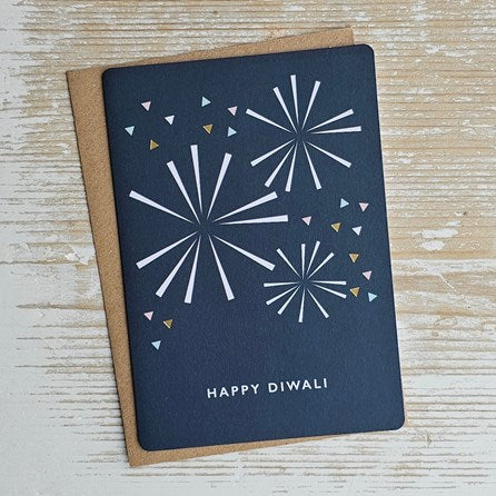 'Happy Diwali' Fireworks Card
