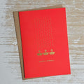 'Happy Diwali' Gold Candle Card