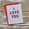 'I Love You' Valentine's Card