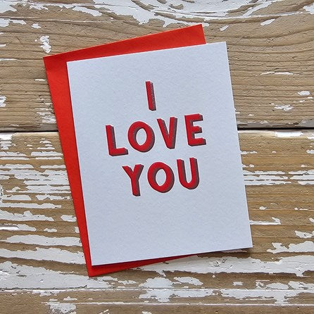 'I Love You' Valentine's Card