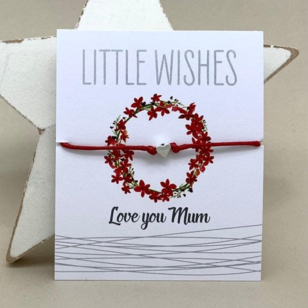 'Love You Mum' Wish Bracelet