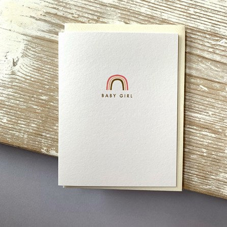 'Baby Girl' Greetings Card