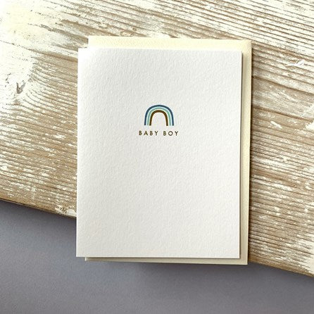 'Baby Boy' Greetings Card