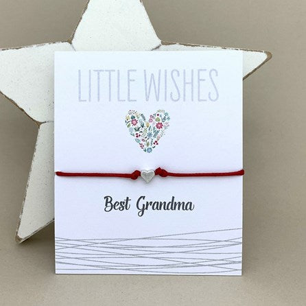 'Best Grandma' Wish Bracelet
