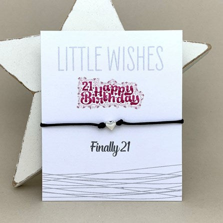 'Finally 21' Wish Bracelet