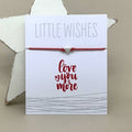 'Love You More' Wish Bracelet