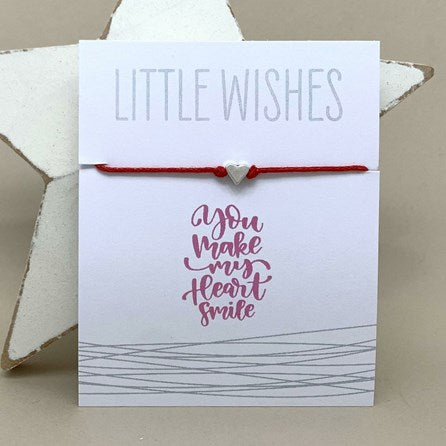'You Make My Heart Smile' Wish Bracelet