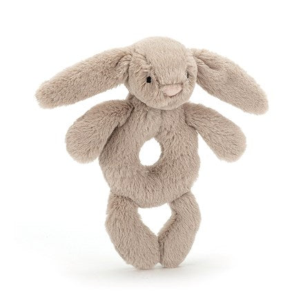 Jellycat Bashful Beige Bunny Ring Rattle