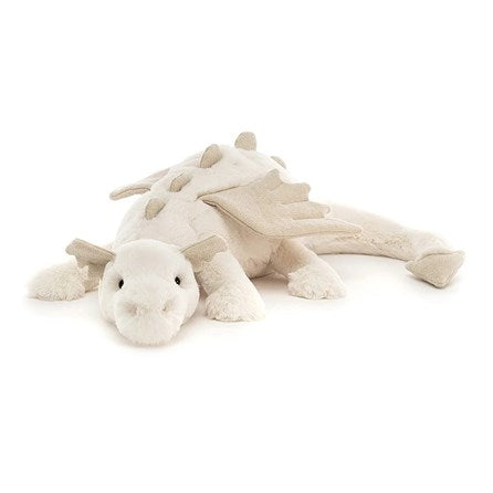 Jellycat Snow Dragon Medium Soft Toy