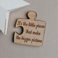 'Little Pieces...Bigger Picture' Jigsaw Pocket Token