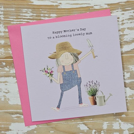 ‘Blooming Lovely Mum' Mother's Day Card