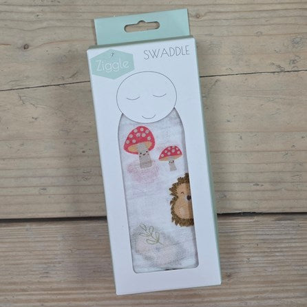 Muslin Swaddle Wrap Blanket - Woodland