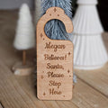 Personalised 'Believes!' Large Wooden Door Hanger