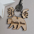 Personalised 'Daddy Bear' Keyring