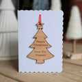 Personalised 'Happy Christmas From' Decoration and Card