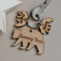 Personalised 'Mummy Bear' Keyring