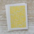 Sunshine Garden Yellow Ditsy Card
