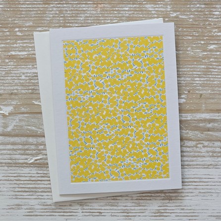 Sunshine Garden Yellow Ditsy Card