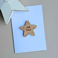 'Well Done!' Wooden Star Token and Card
