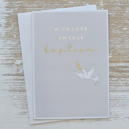 'With Love On Your Baptism' Card