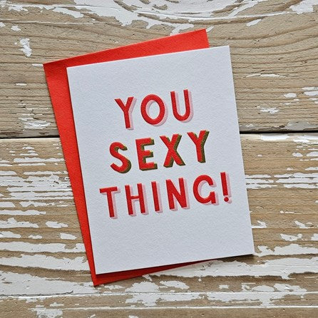 'You Sexy Thing!' Valentine's Card