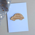 'You've Passed! Congratulations' Car Token and Card